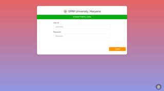 srm student portal login|Academia .